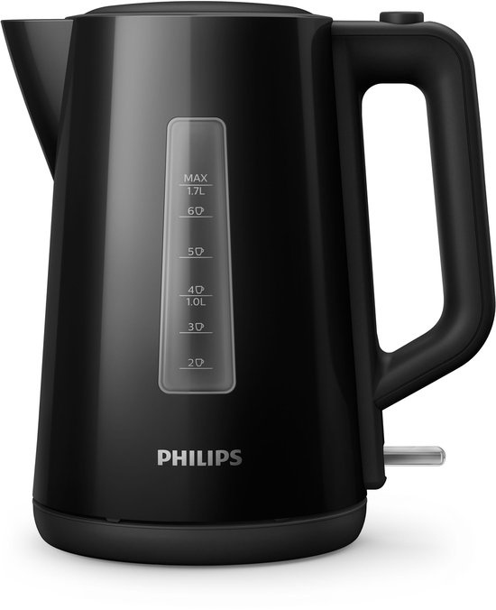 Philips Series 3000 HD9318/20 Waterkoker Zwart - 35% Korting!