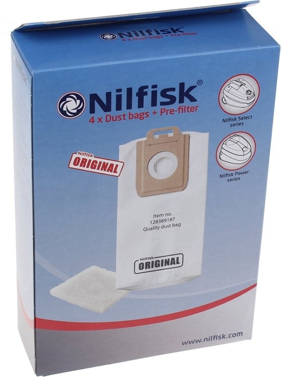Nilfisk Select Stofzakken (4 st) - 35% Korting!