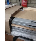 vidaXL MOLDE Schoenenkast Grenenhout Grijs - 55% Korting!