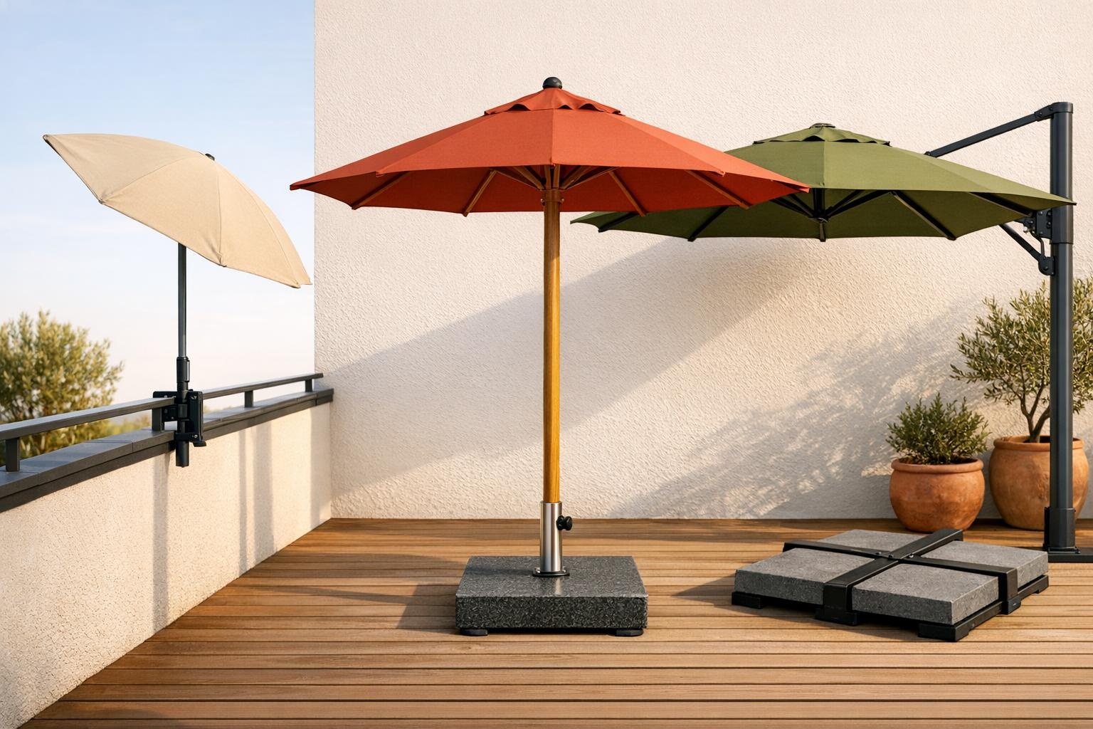 Welke parasolvoet heb ik nodig? Complete gids per parasol type