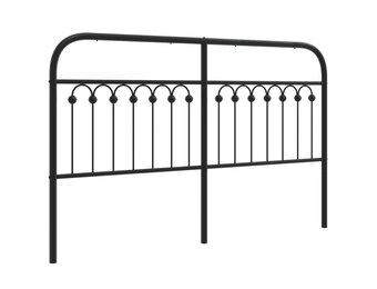 vidaXL Hoofdbord Metaal Zwart 150 cm - 65% Korting!