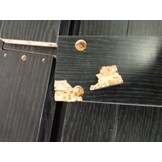 vidaXL Dressoir 60x35x76 cm Zwart Eiken - 60% Korting!