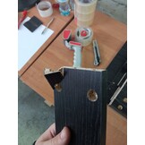 vidaXL Dressoir 60x35x76 cm Zwart Eiken - 60% Korting!