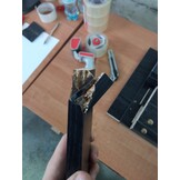 vidaXL Dressoir 60x35x76 cm Zwart Eiken - 60% Korting!