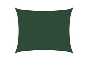 vidaXL Zonnezeil 6x7m HDPE Donkergroen - 60% Korting!