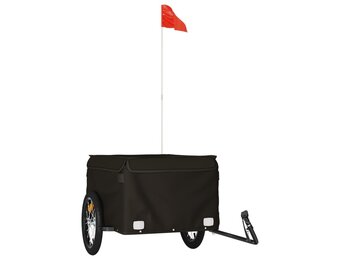 Przyczepka rowerowa 45 kg żelazna czarna