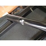 Przyczepka rowerowa 45 kg żelazna czarna