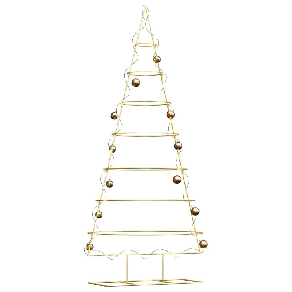 Metalen Kerstboom Goud 210cm - 60% Korting