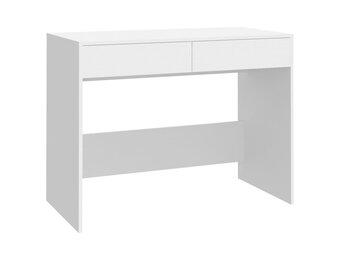 vidaXL Bureau met 60% korting: 101x50x76,5 cm bewerkt hout wit
