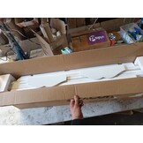 vidaXL Nachtkastje Wit - 60% Korting