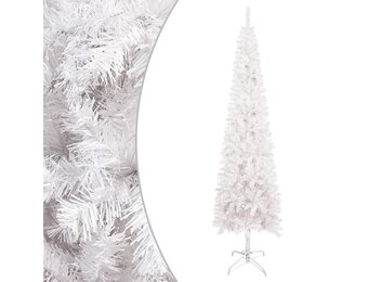 vidaXL Kerstboom smal 120 cm wit - 60% Korting!