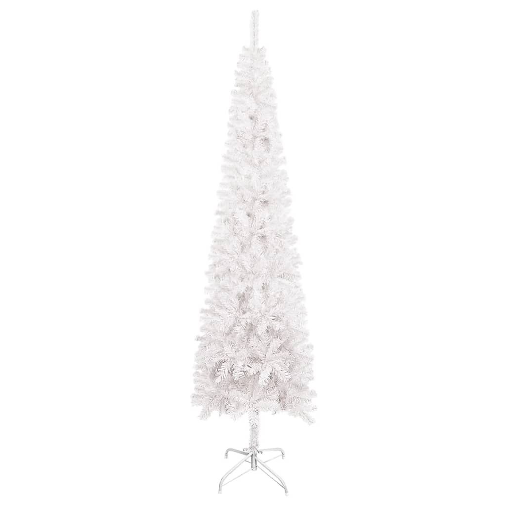 vidaXL Kerstboom smal 120 cm wit - 60% Korting!