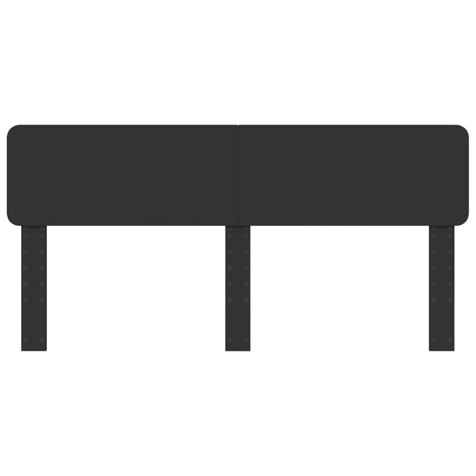 vidaXL Hoofdbord Zwart Eiken 200cm - 60% Korting!