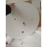 vidaXL Bartafel 60x107,5 cm MDF Zwart - Nu 60% Korting!