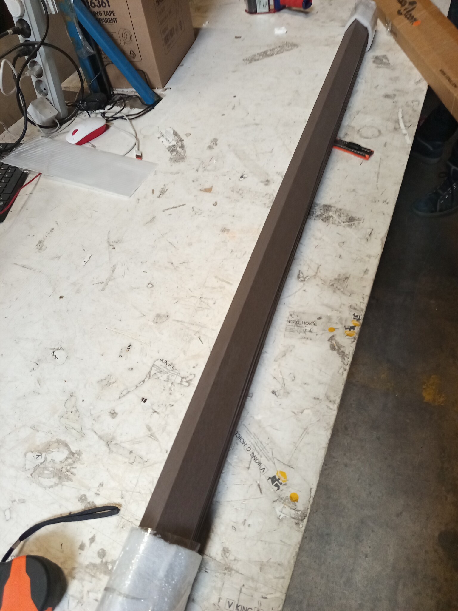 vidaXL Terras Hoekplinten HKC Donkerbruin - 73% Korting! (5 stuks)