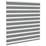 vidaXL Zebra Rolgordijn Donkergrijs (140x100 cm) - 76% Korting!