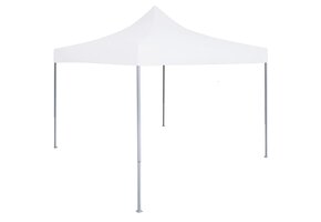 vidaXL Partytent 2x2m Inklapbaar Staal Wit - 60% Korting
