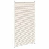 vidaXL Plisséjaloezie 110x200 cm Crème - 60% Korting!