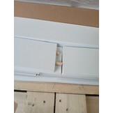 vidaXL Vitrinekast 100x8,5x75 cm - Wit | 60% Korting