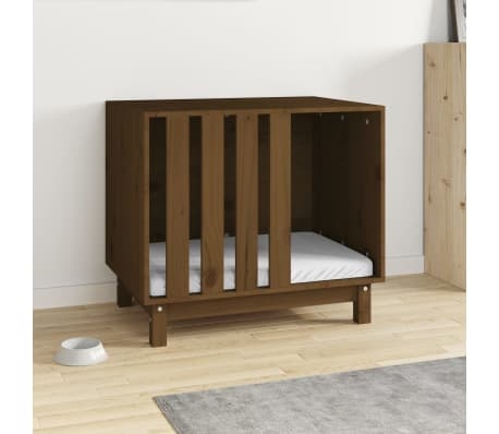 vidaXL Hondenhok 70x50x62cm Grenenhout - Nu met 60% Korting!