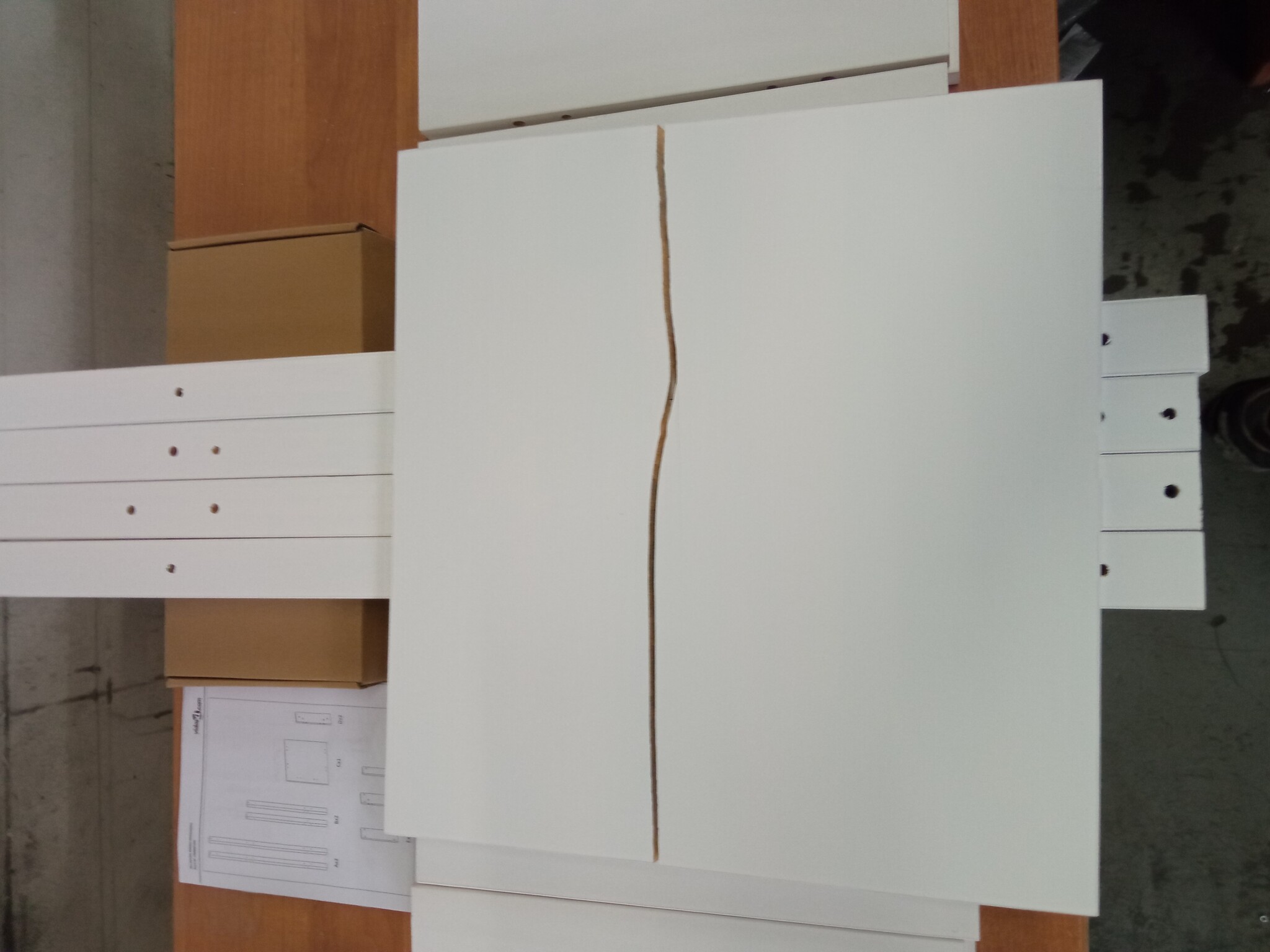 vidaXL Barstoelen Massief Grenenhout Wit (60% KORTING) - Defect