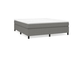 vidaXL Bedframe Donkergrijs 180x200 cm - 60% Korting!