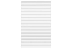 vidaXL Zebra Rolgordijn Wit - 140x200cm - 60% Korting!