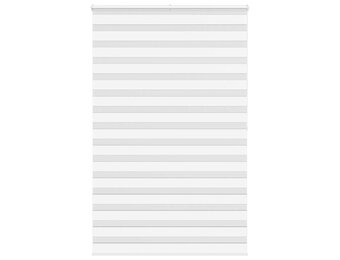 vidaXL Zebra Rolgordijn Wit - 140x200cm - 60% Korting!