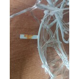 vidaXL Kerstrendieren Set (2 st) - Acryl Warmwit - 60% Korting