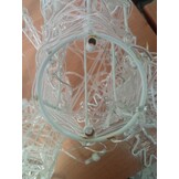 vidaXL Kerstrendieren Set (2 st) - Acryl Warmwit - 60% Korting