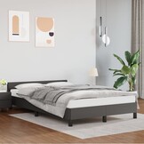 vidaXL Bedframe Kunstleer Grijs 120x190 cm - 30% Korting!