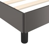 vidaXL Bedframe Kunstleer Grijs 120x190 cm - 30% Korting!