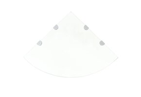 vidaXL Hoekschap Glas 45x45cm - Nu 30% Korting!