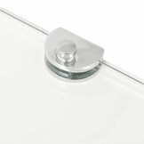 vidaXL Hoekschap Glas 45x45cm - Nu 30% Korting!