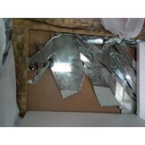 vidaXL Badkamerspiegel 50x70cm Acaciahout - 60% Korting