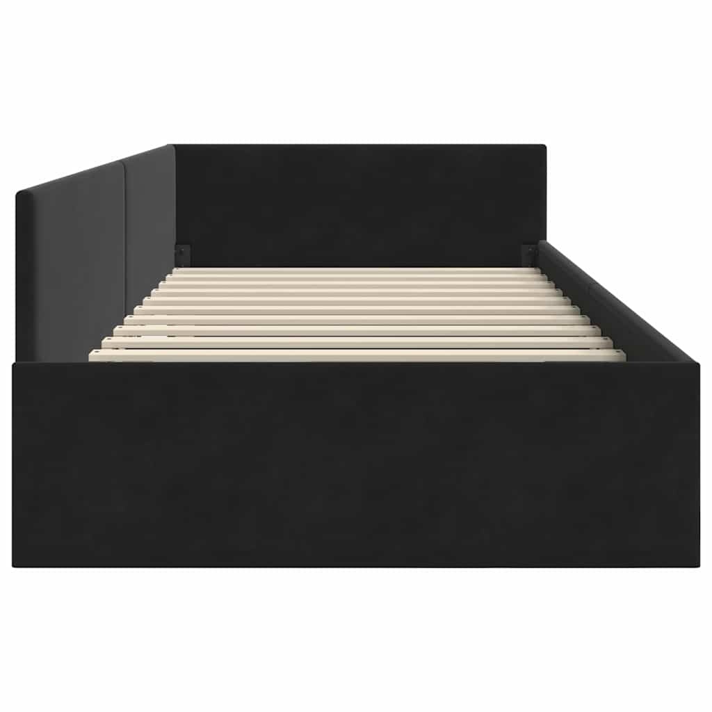 vidaXL Hoekbedframe Zwart 90x200cm | 55% Korting | Retourproduct
