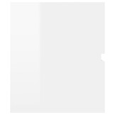 vidaXL Wastafelkast Hoogglans Wit - 60% Korting!