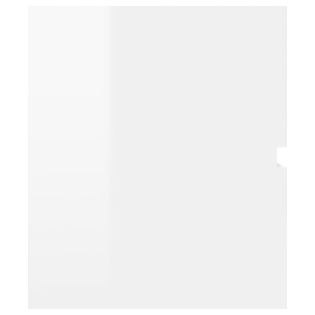 vidaXL Wastafelkast Hoogglans Wit - 60% Korting!