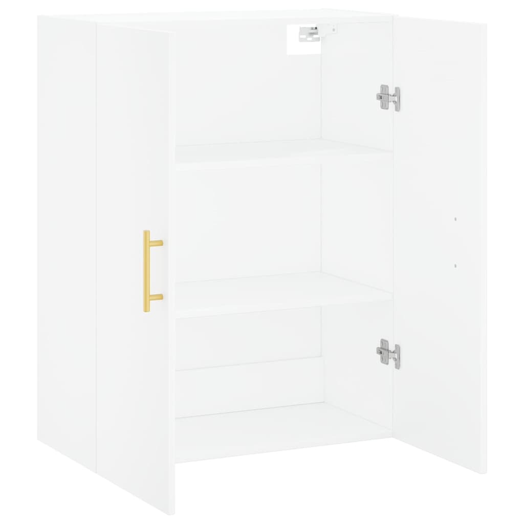 vidaXL Wandkast - 69,5x34x90 cm Wit - Nu 30% Korting!