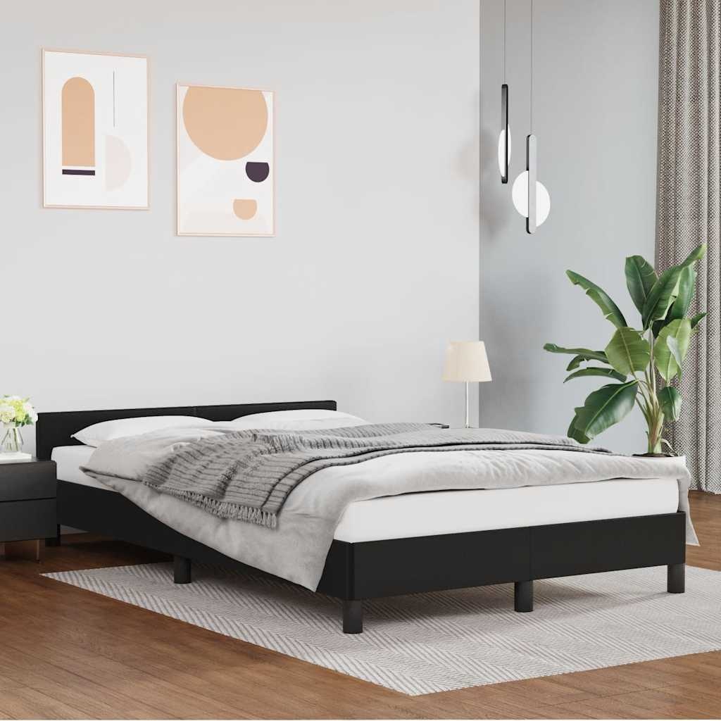 vidaXL Bedframe Zwart 120x200cm - 30% Korting