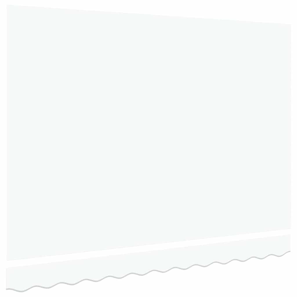 vidaXL Vervangingsdoek Zonnescherm Wit 350x200cm - 65% Korting