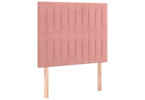 vidaXL Hoofdborden Fluweel Roze - 2 Stuks - 55% Korting!