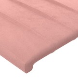 vidaXL Hoofdborden Fluweel Roze - 2 Stuks - 55% Korting!