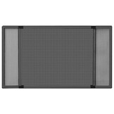 vidaXL Raamhor Uitschuifbaar (100-193)x75 cm Antraciet - 64% Korting!