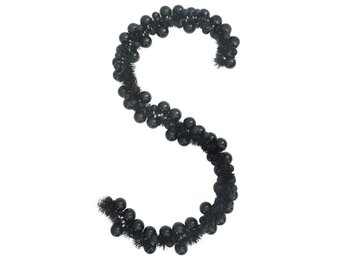 vidaXL Kerstbal Guirlande Zwart 186 cm - 76% Korting!