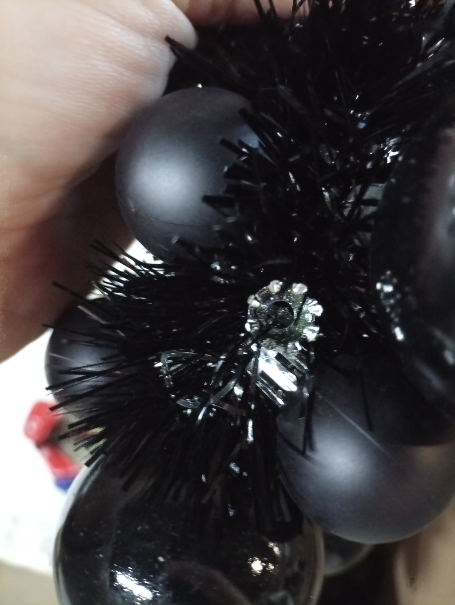 vidaXL Kerstbal Guirlande Zwart 186 cm - 76% Korting!