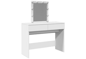 vidaXL Kaptafel met LED - Wit - 68% Korting!