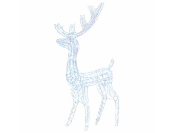 VidaXL Rendier Kerstversiering 140 LED's Koudwit (120 cm) - 62% Korting!