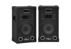 vidaXL Hifi-podiumluidsprekers 2 st. 800W Zwart - 59% Korting!