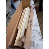 vidaXL Bedframe Massief Hout Wit 120x200 cm - 64% Korting